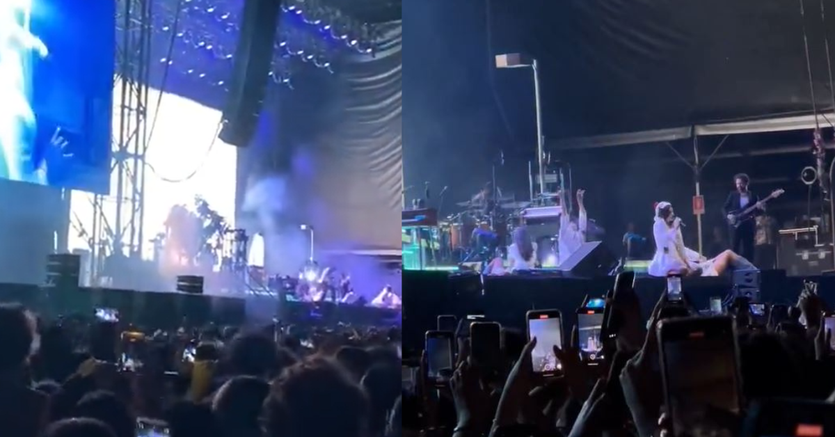 Video Ca Da Masiva En Concierto De Lana Del Rey En Cdmx