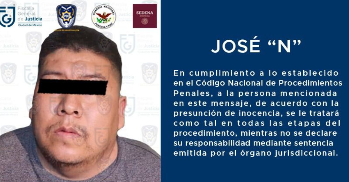 La Fiscalía de la CDMX detiene a uno de los 5 criminales más buscados